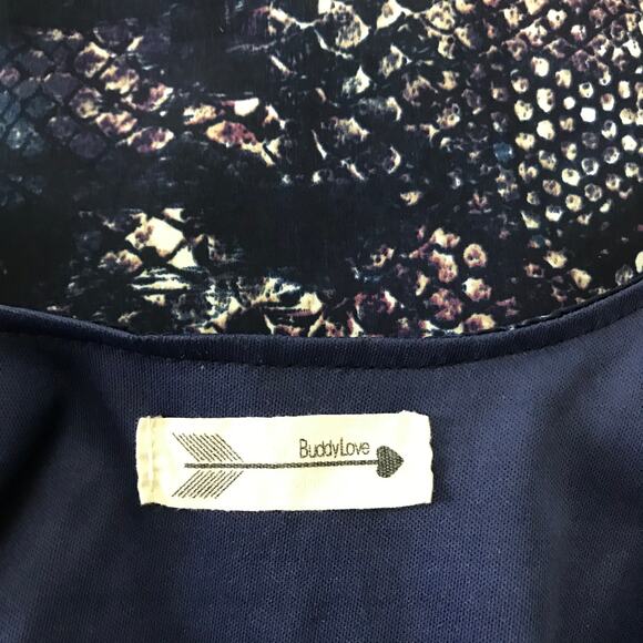 BUDDY LOVE Snakeprint Trapeze Dress - Picture 3 of 7